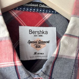 Camisa cuadros Bershka