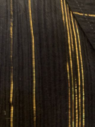 Camisa Pedro del Hierro negra con detalles dorados