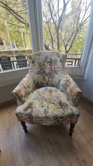 Poltrone vintage stampate (2 unità)