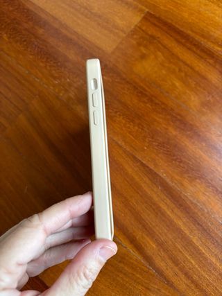 Cover Zuvirelx Silicone Beige Nuovo per iPhone