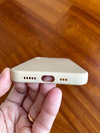 Cover Zuvirelx Silicone Beige Nuovo per iPhone