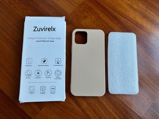 Cover Zuvirelx Silicone Beige Nuovo per iPhone