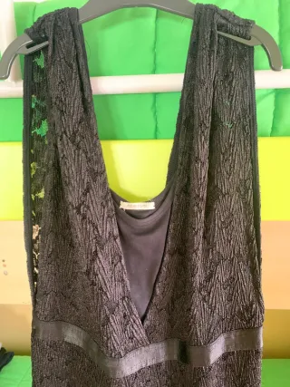 Vestito donna intimissimi nero pizzo