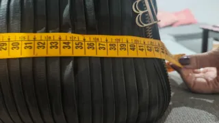 Bolso Bally Negro Piel Plisado