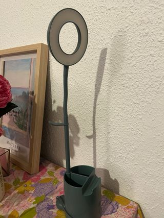 Flexo regulable color verde azulado