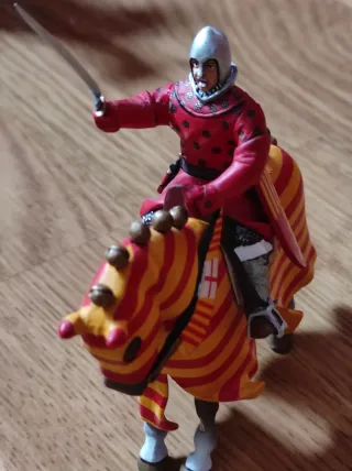 Miniature di soldatini in piombo a cavallo