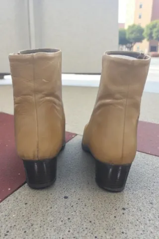 Botines MDB Piel Beige Talla 38