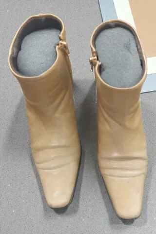 Botines MDB Piel Beige Talla 38