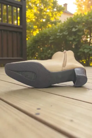 Botines MDB Piel Beige Talla 38