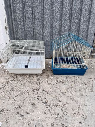 2 gabbie per uccelli