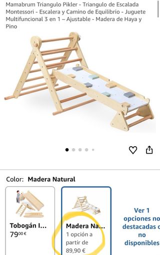 Parque Escalada Montessori 4 en 1