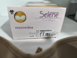 Sujetador sin tirantes beige