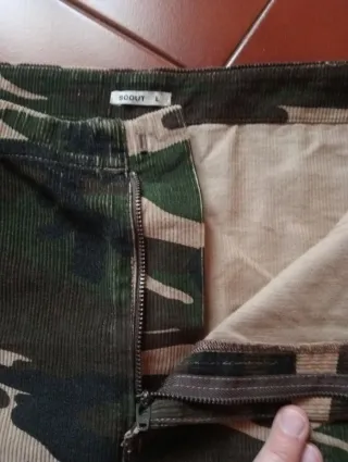 Gonna velluto camouflage Scout