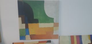 Set di 3 quadri astratti