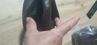 Bolso bandolera piel marrón