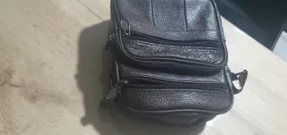 Bolso bandolera piel marrón