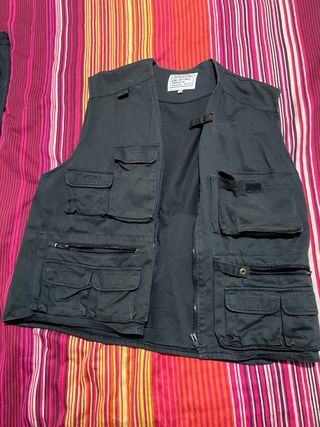 Gilet uomo multi tasche blu