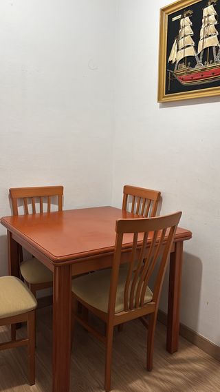 Mesa de comedor extensible madera