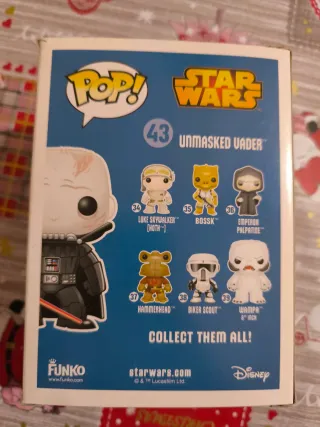 Funko Pop Star Wars Unmasked Vader 43