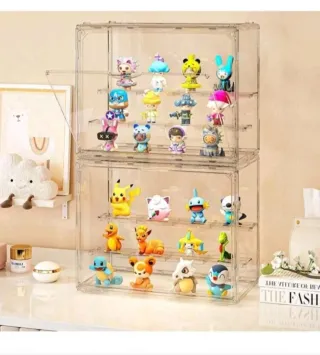 Vetrine espositive in plastica trasparente