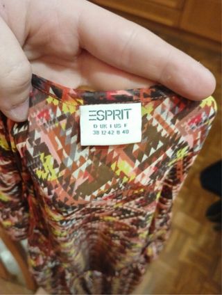 Blusa estampada fresca con cordones