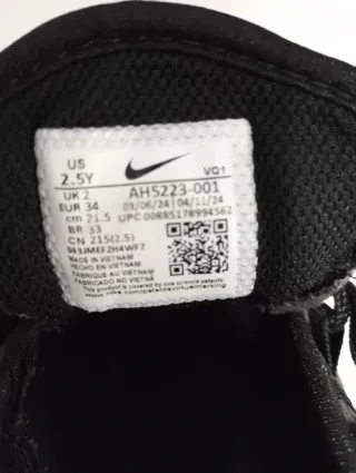 Zapatillas Nike Air Max Negras y Blancas