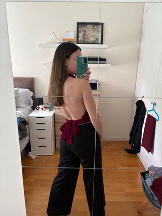 Top terciopelo Mango