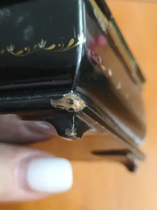 Portagioie Russo Laccato Dipinto a Mano