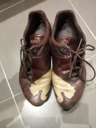 Zapatillas Puma Talla 42 Marrón/Beige