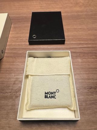 Monedero Montblanc Piel Negra Nuevo