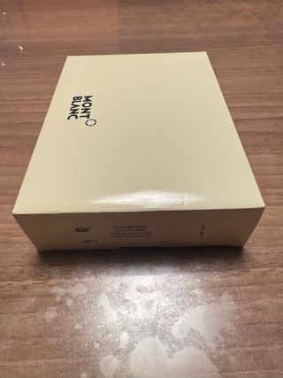 Monedero Montblanc Piel Negra Nuevo