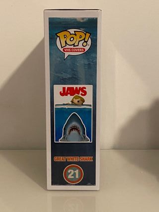 Funko Pop #21 Jaws Great White Shark VHS Covers 50 de segunda mano