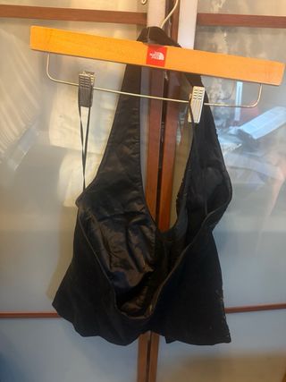 Chaleco fiesta de lentejuelas y ante Talla M de Ma