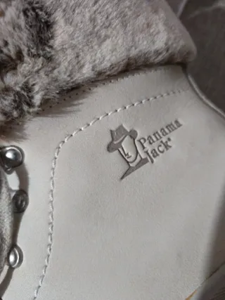 Botas Panama Jack mujer beige precio no negociable