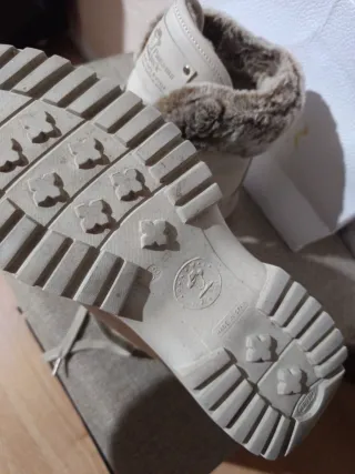 Botas Panama Jack mujer beige precio no negociable