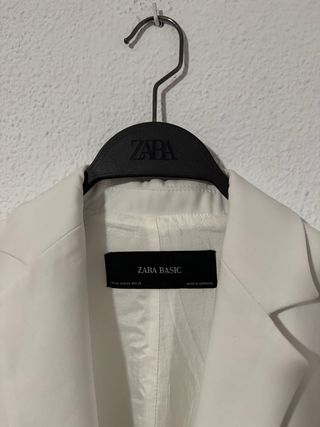 Chaleco blanco Zara Basic mujer