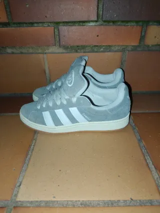 Zapatillas Adidas Campus Grises Blancas