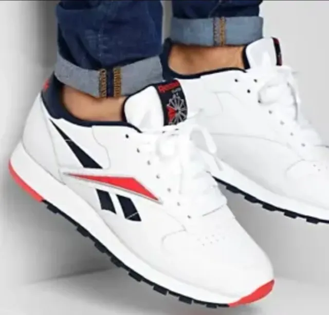 Reebok Classic Leather Blancas y Rojas