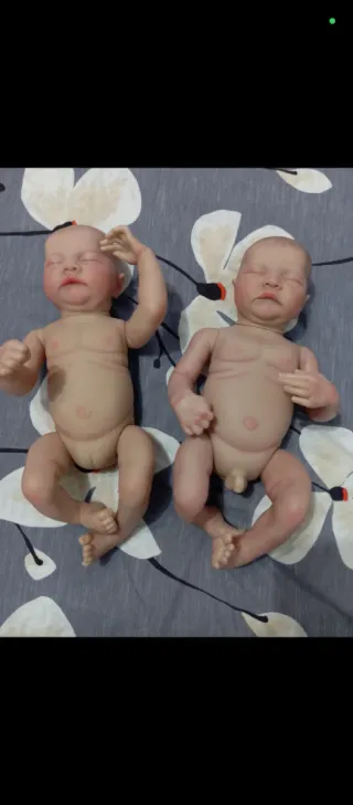 Gemelos Reborn Muñecos Bebé