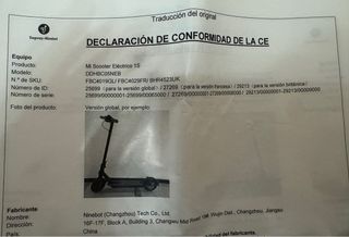 Patinete Xiaomi Mi Scooter 1S