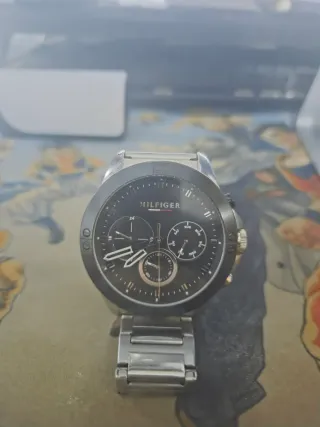 Orologio Tommy Hilfiger Nero e Argento