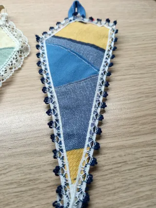 Porta tijeras, especial bolillos, costura, p. Cruz