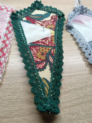 Porta tijeras, especial bolillos, costura, p. Cruz