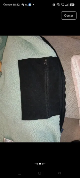 Abrigo negro tres cuartos Primark