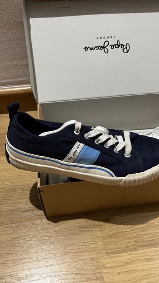 Zapatillas Pepe Jeans Azul Marino y Blanco