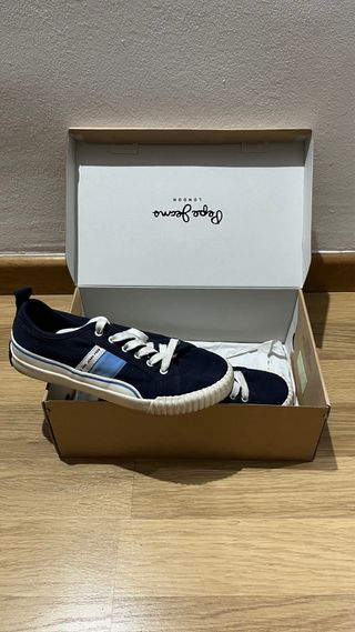 Zapatillas Pepe Jeans Azul Marino y Blanco