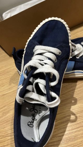 Zapatillas Pepe Jeans Azul Marino y Blanco