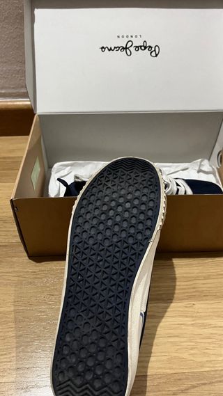 Zapatillas Pepe Jeans Azul Marino y Blanco