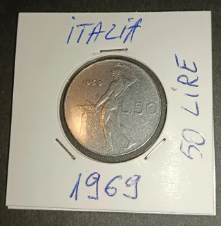 50 Lire Italia 1969