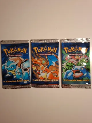 Box bustine Pokémon set base in inglese